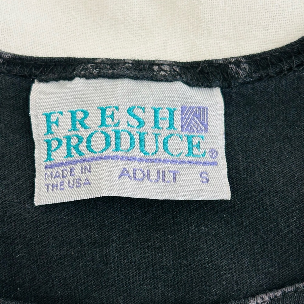 Vintage Fresh Produce Black Butterfly  Maxi Dress 100% Cotton  Sz Sm Made In USA - Picture 11 of 16